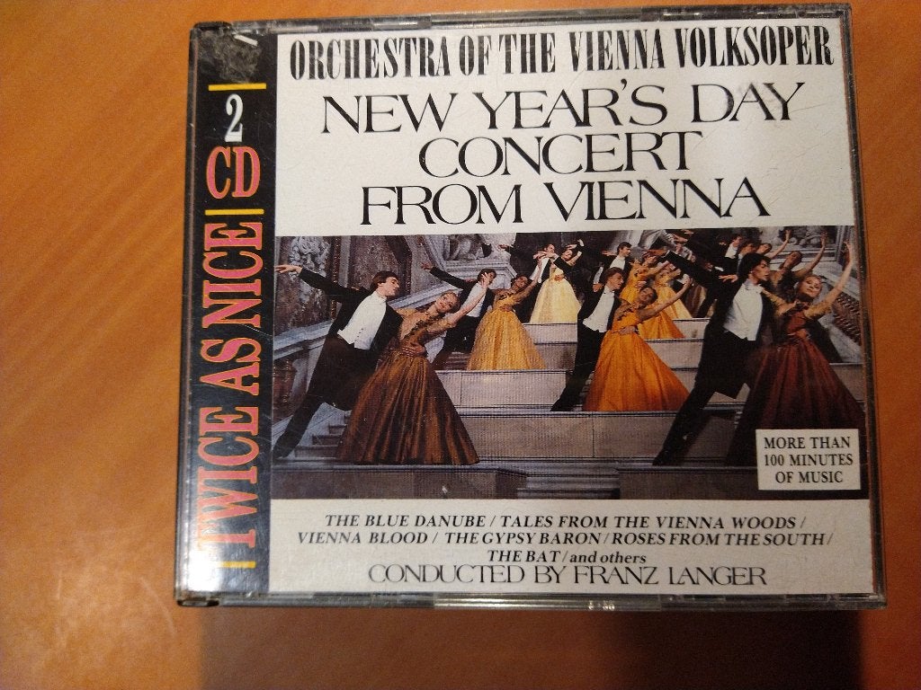 2-CD-box New Year's Day Concert from Vienna, Ophalen of Verzenden, Classicisme, Zo goed als nieuw, Overige typen
