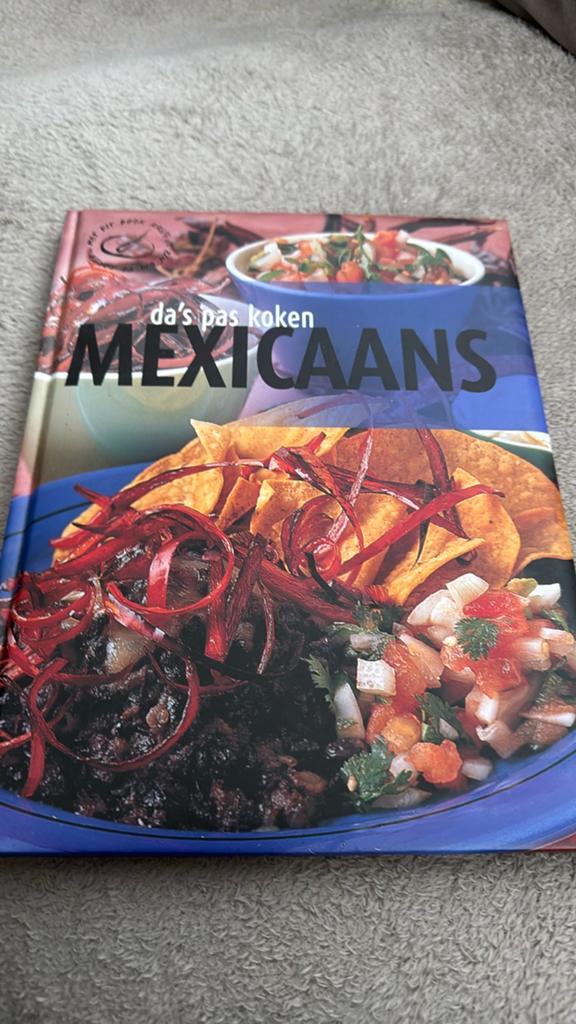 Da's Pas Koken Mexicaans kookboek, Boeken, Kookboeken, Zo goed als nieuw, Hoofdgerechten, Zuid-Amerika, Ophalen of Verzenden