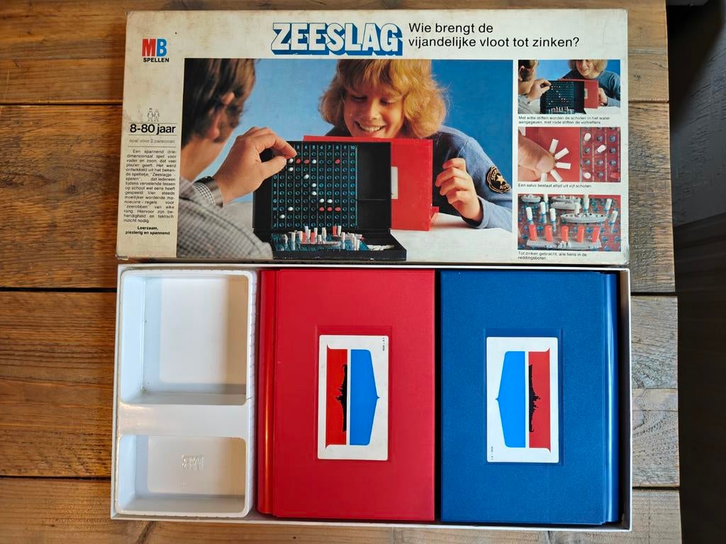 Zeeslag.   Vintage., Ophalen of Verzenden, MB., MB, MB.