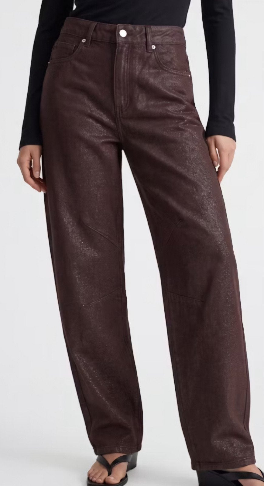 Nieuwe bruine barreljeans van Shoeby, maat 30, Maat 38/40 (M), Bruin, Ophalen of Verzenden, Zo goed als nieuw