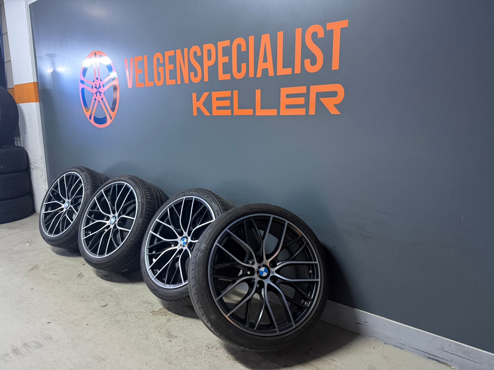 Bmw 3 4 serie 19 inch 405m velgen breedset 5x120 zomerset, Ophalen of Verzenden, 19 inch, Zomerbanden, Banden en Velgen