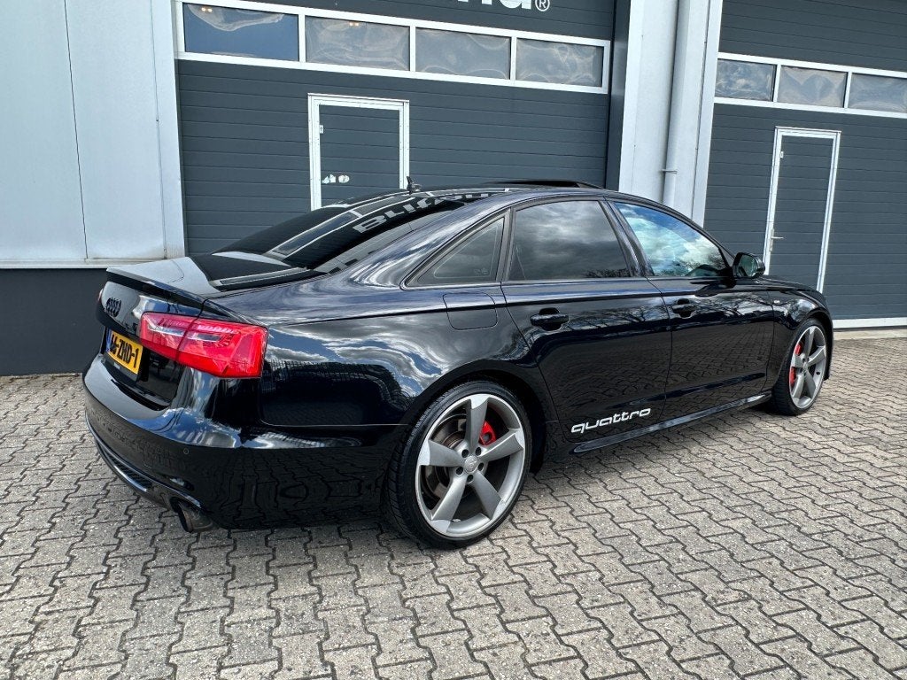 Audi A6 3.0 TFSI QUATTRO S-LINE 2012 *Luchtvering *Matrix *L, Auto's, Automaat, Euro 5, Gebruikt, Zwart