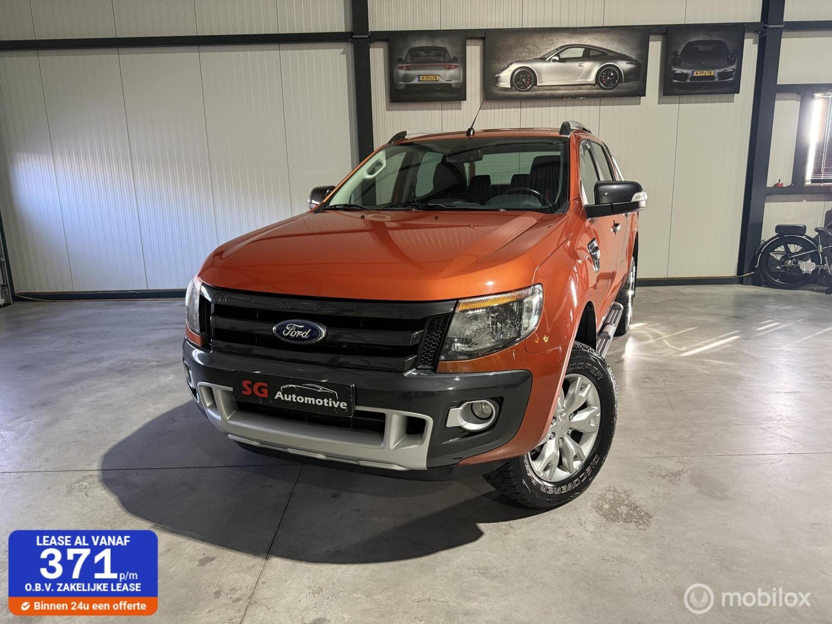 Ford Ranger 3.2 TDCI Wildtrak 4x4 topstaat MARGE, Gebruikt, Overige carrosserieën, Leder, Bedrijf
