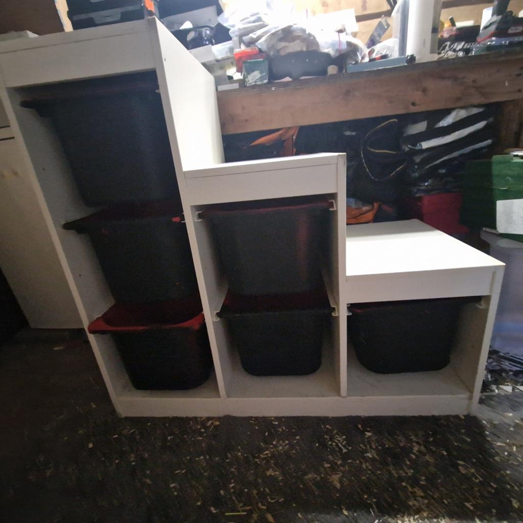 IKEA Trofast opbergcombinatie met bakken, Ophalen, Gebruikt, Kast, 75 tot 100 cm