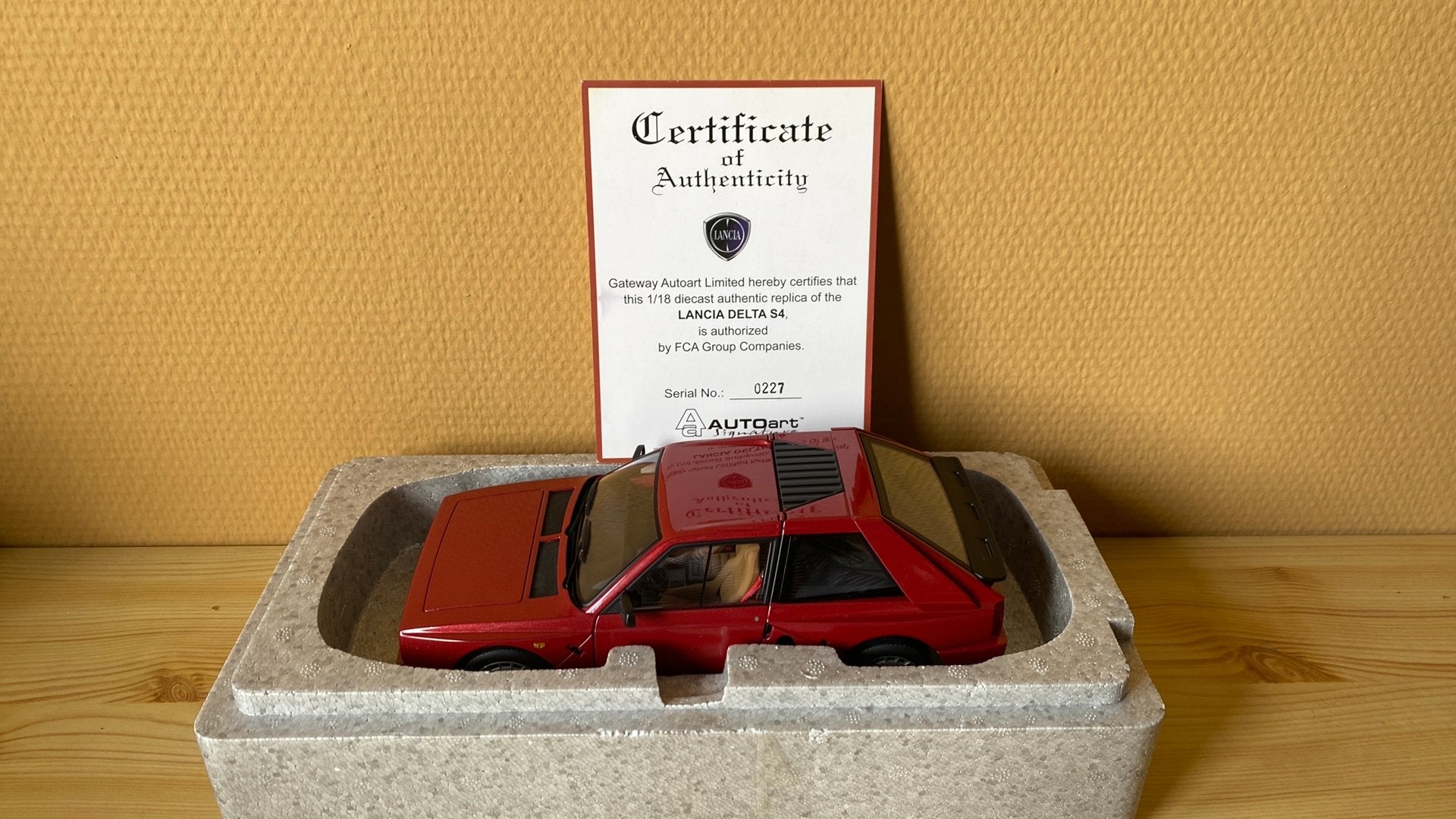 Lancia Delta S4 AUTOart Signature NIEUW, Ophalen of Verzenden, Zo goed als nieuw, Autoart