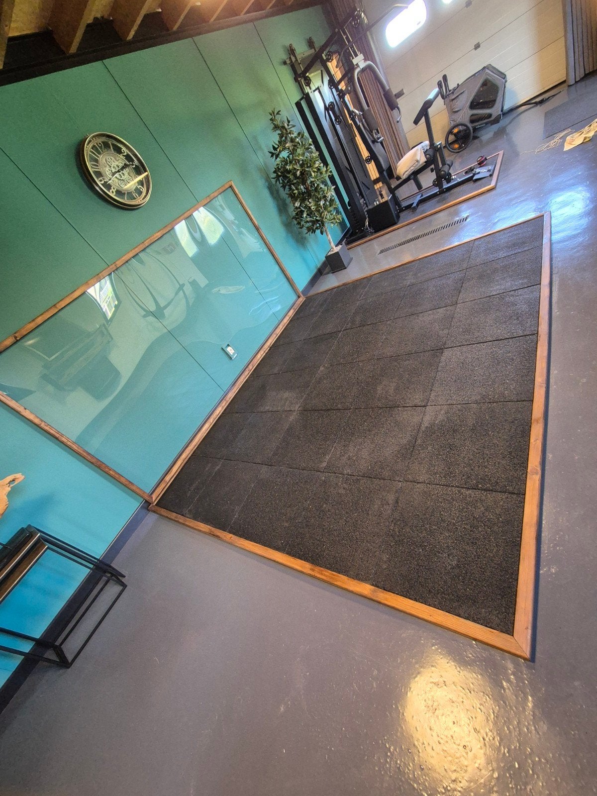 Ondergrond en spatwand voor Jacuzzi, Ophalen