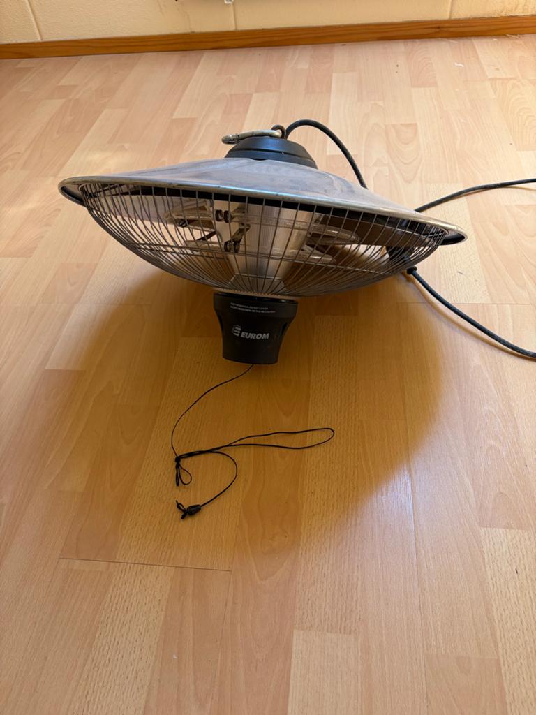 Terras heater, Tuin en Terras, Terrasverwarmers, Ophalen, Gebruikt, Elektrisch, Plafond