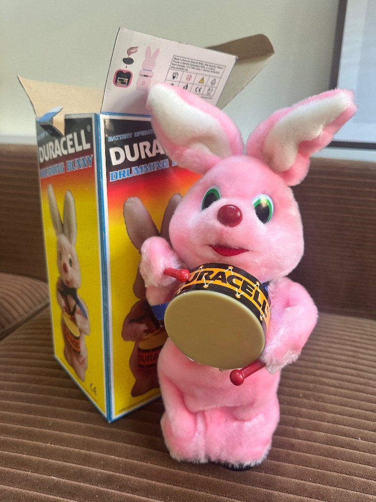 Duracell drumming bunny - compleet in doos, Verzamelen, Ophalen, Nieuw