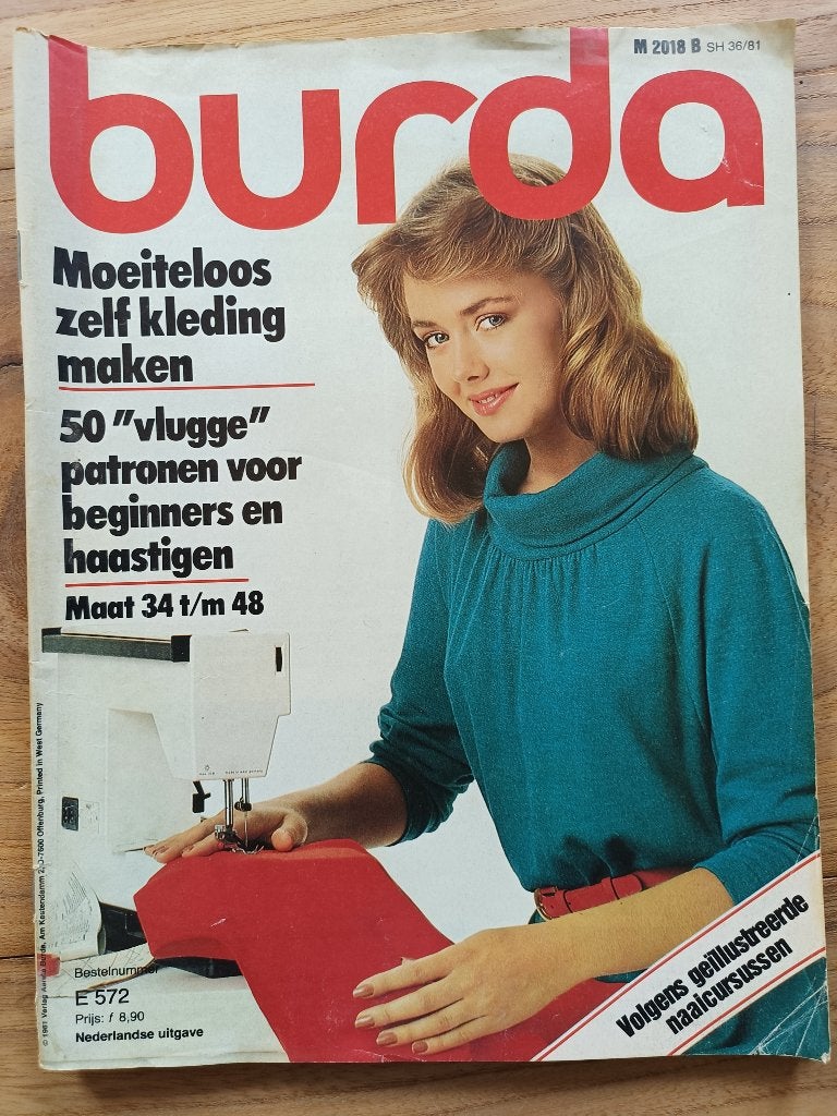 Burda naaipatronen  Moeiteloos zelf kleding maken vintage, Hobby en Vrije tijd, Overige typen, Vrouw, Zo goed als nieuw, Burda