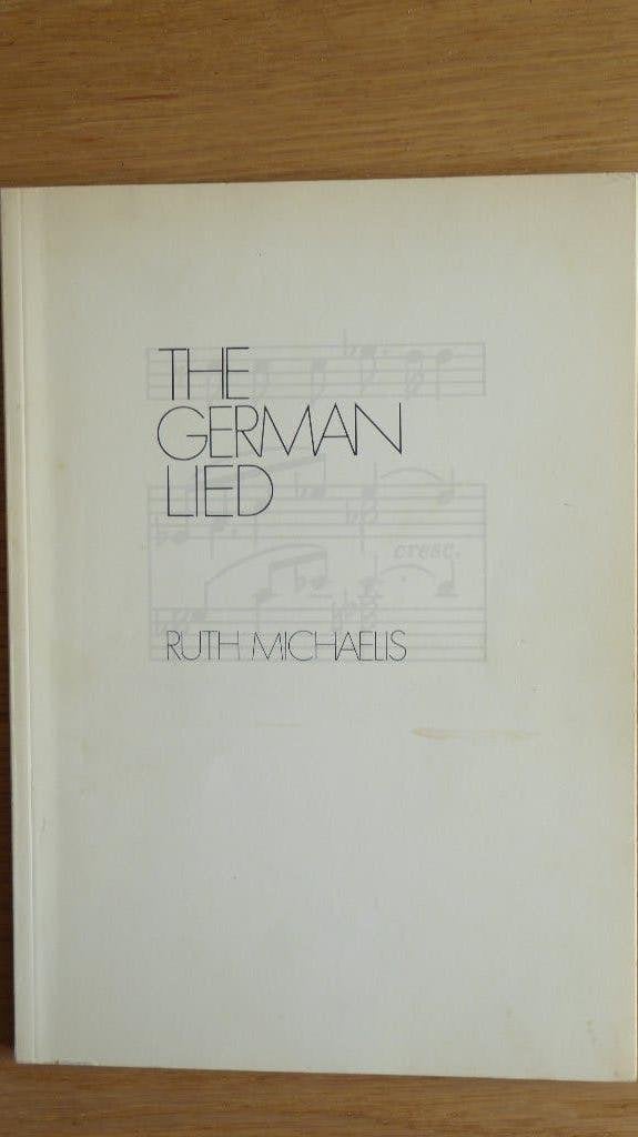 The German Lied - Ruth Michaels, Orgel, Overige soorten, Ophalen of Verzenden, Zo goed als nieuw