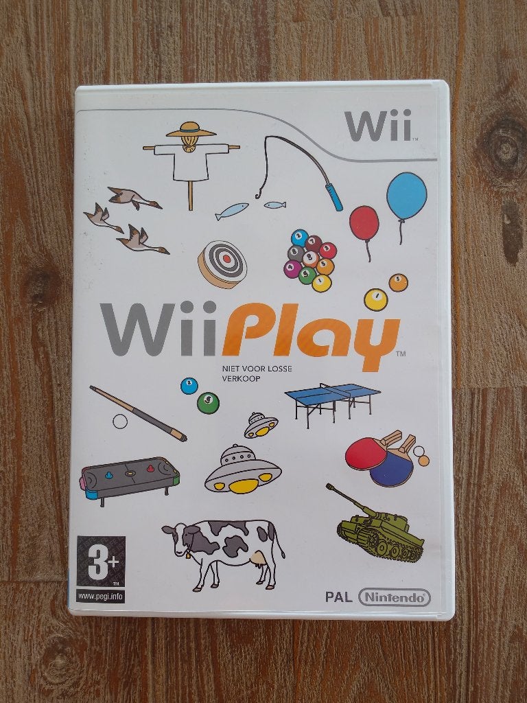 Wii Play, 2 spelers, Eén computer, Ophalen of Verzenden, Zo goed als nieuw
