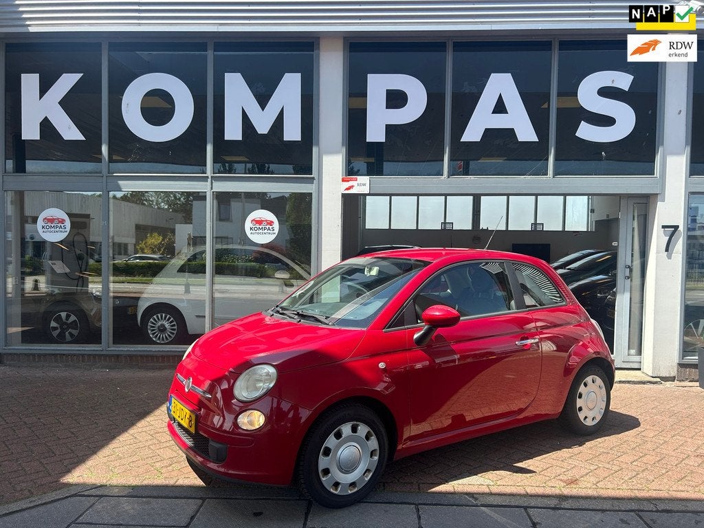 Fiat 500 1.2 Pop |Airco|D.RIEM vv|Nap|APK27|, Voorwielaandrijving, Stof, Gebruikt, 1242 cc