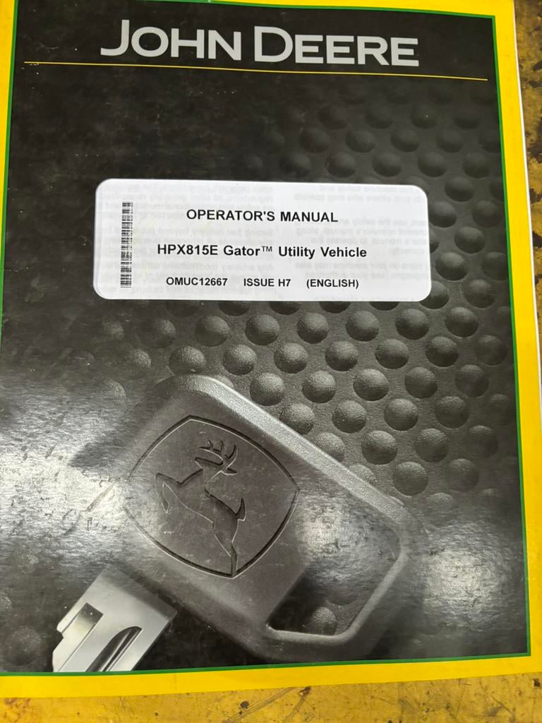 John deere handleiding HPX815 gator, Ophalen of Verzenden