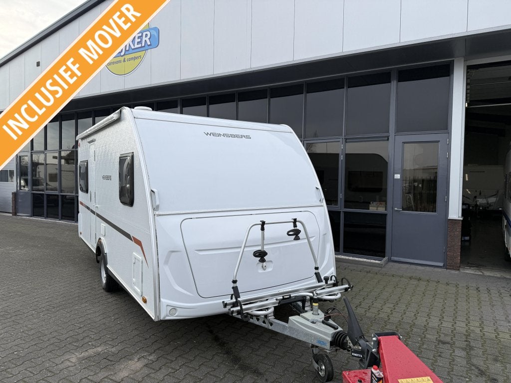 Weinsberg CaraCito 450 FU Fransbed 205cm Rondzit 940Kg 2022, Overige merken, Schokbreker, Bedrijf, Treinzit