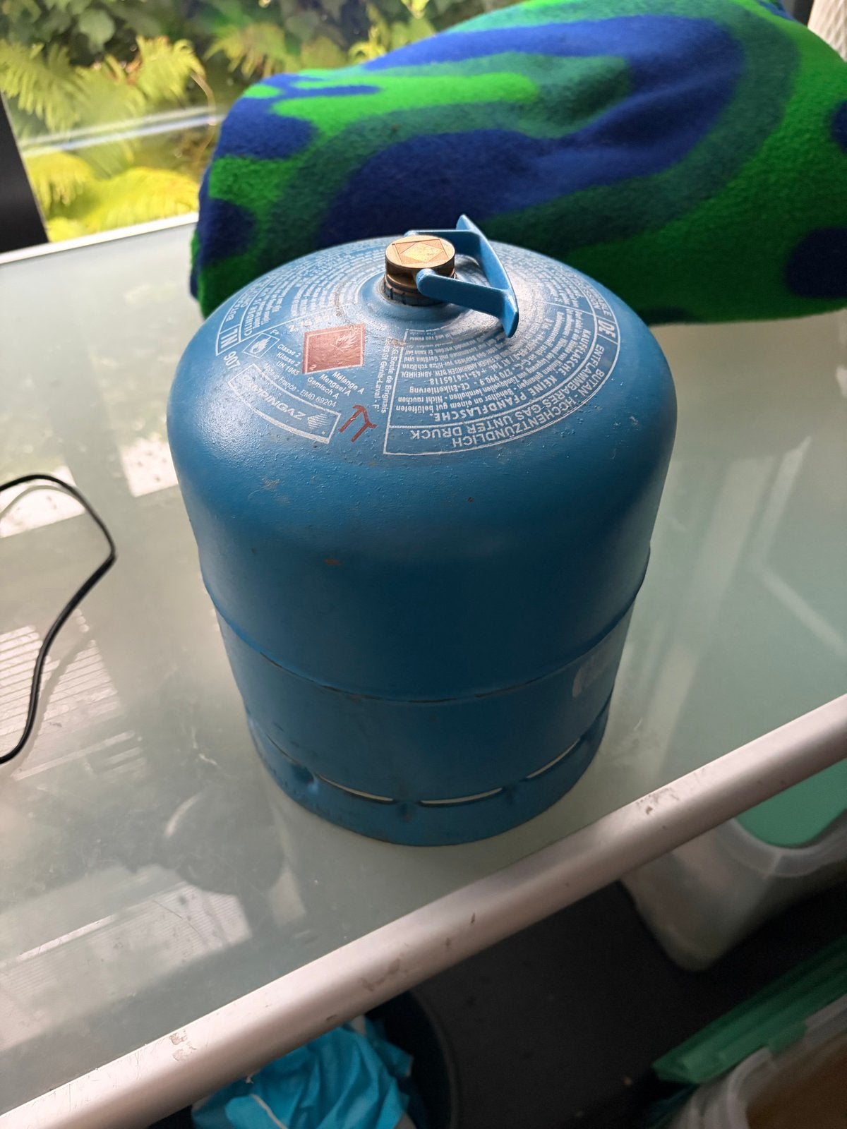 Campingaz gasfles - Butaan/Propaan mengsel, Caravans en Kamperen, Ophalen, Gebruikt