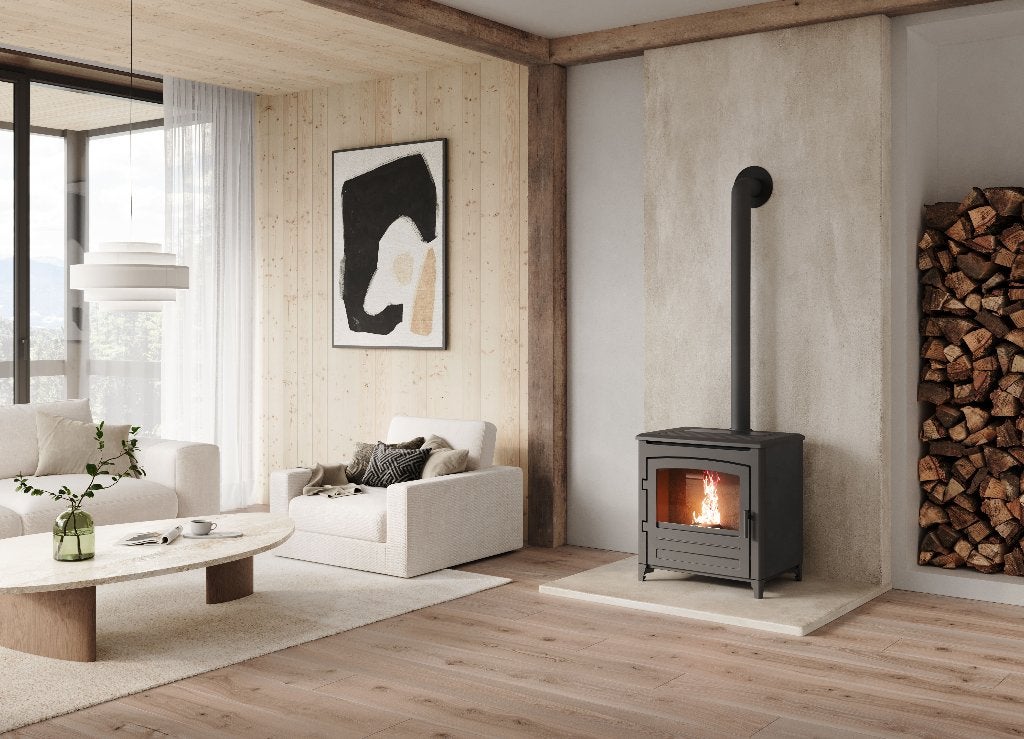 Nordicfire Rocco 7 pelletkachel, Huis en Inrichting, Kachels, Ophalen, Overige brandstoffen, Nieuw, Pelletkachel
