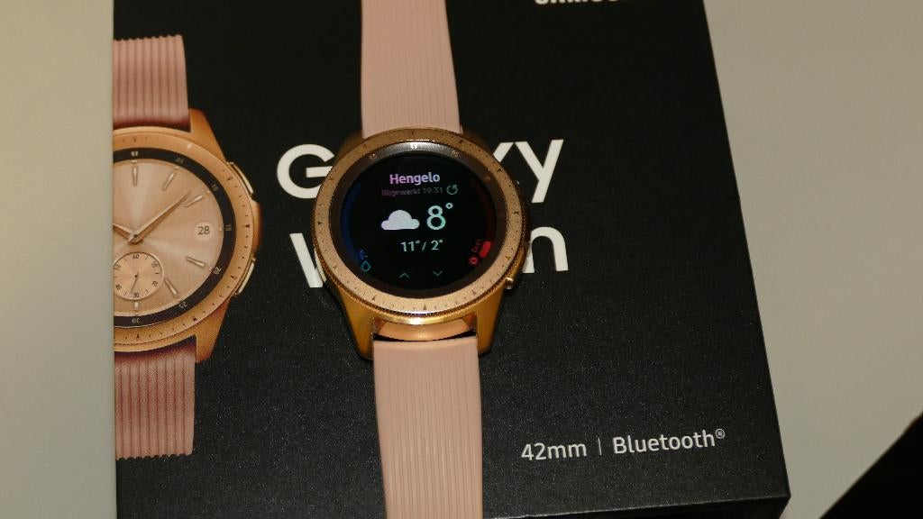 Nette Samsung smartwatch 3. 42 mm dames model, Sieraden, Tassen en Uiterlijk, Smartwatches, Ophalen of Verzenden, Gebruikt, Roze