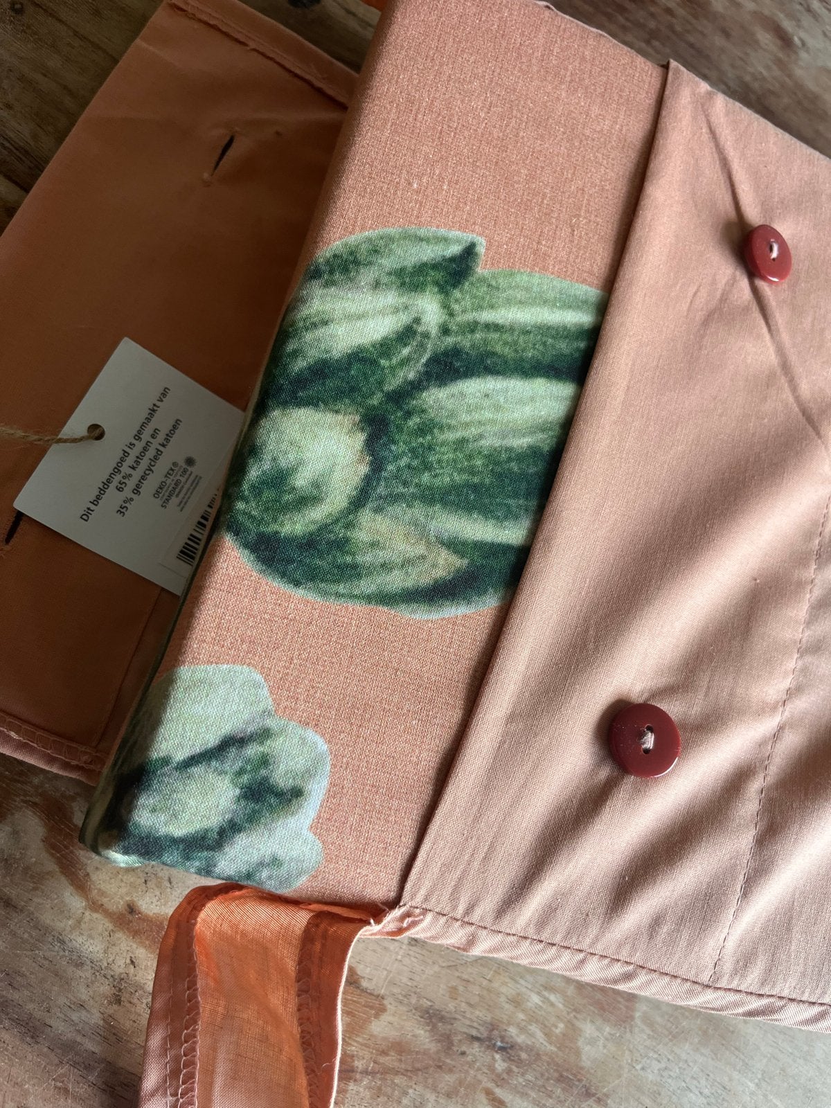 Ezzenza Dekbedovertrek 240x220 Bloemen Bright Terra NIEUW, Huis en Inrichting, Meerkleurig, Dekbedovertrek, Katoen, Ophalen of Verzenden
