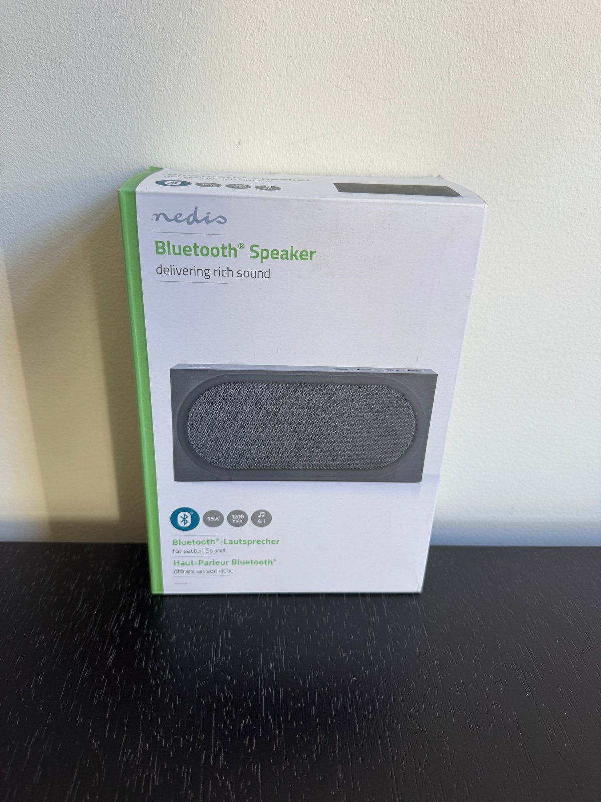 Nedis Bluetooth Speaker - Nieuw in doos, Audio, Tv en Foto, Overige merken, Nieuw, Ophalen of Verzenden, Draagbare speaker