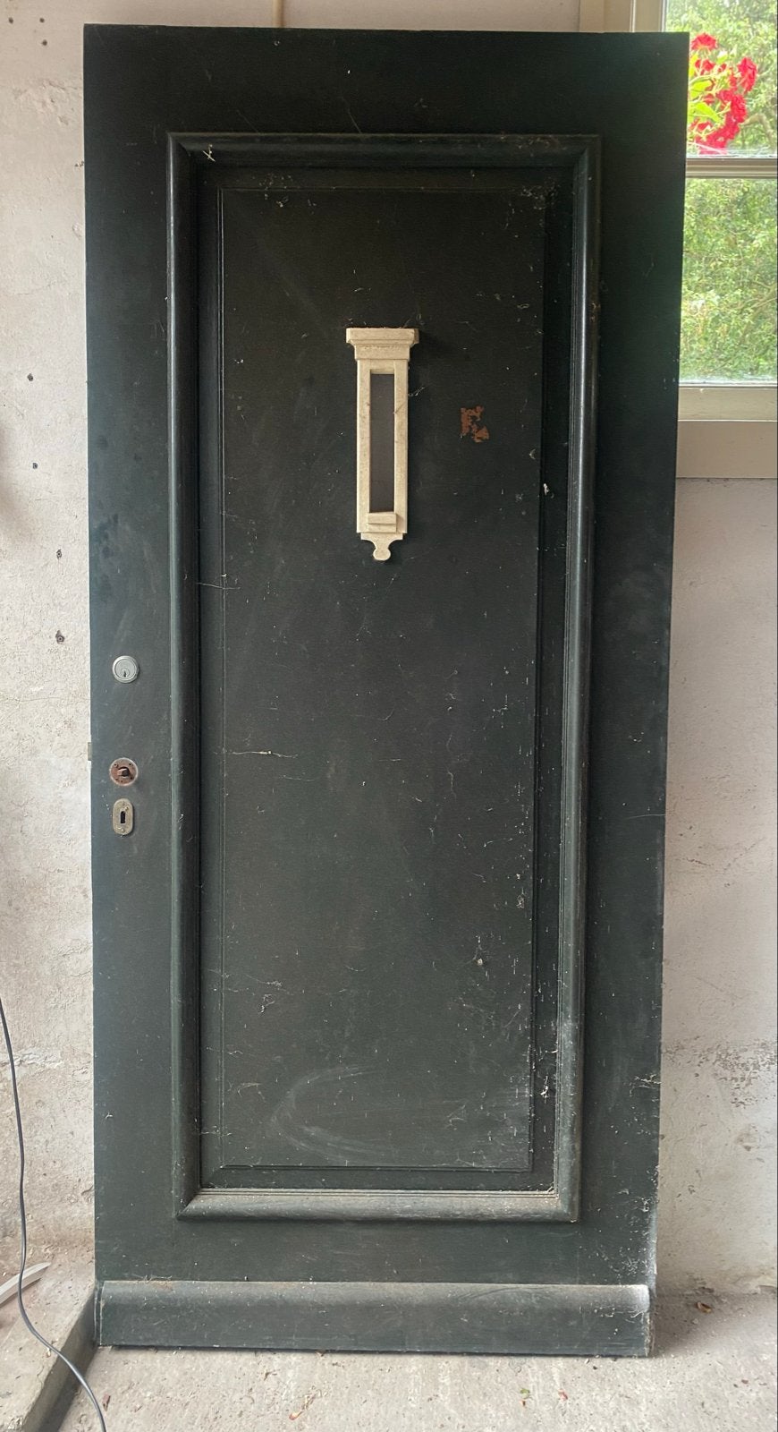 GRATIS: Originele voordeur (96.5x219cm), Doe-het-zelf en Verbouw, Deuren en Horren, Ophalen, Gebruikt, 80 tot 100 cm, 215 cm of meer