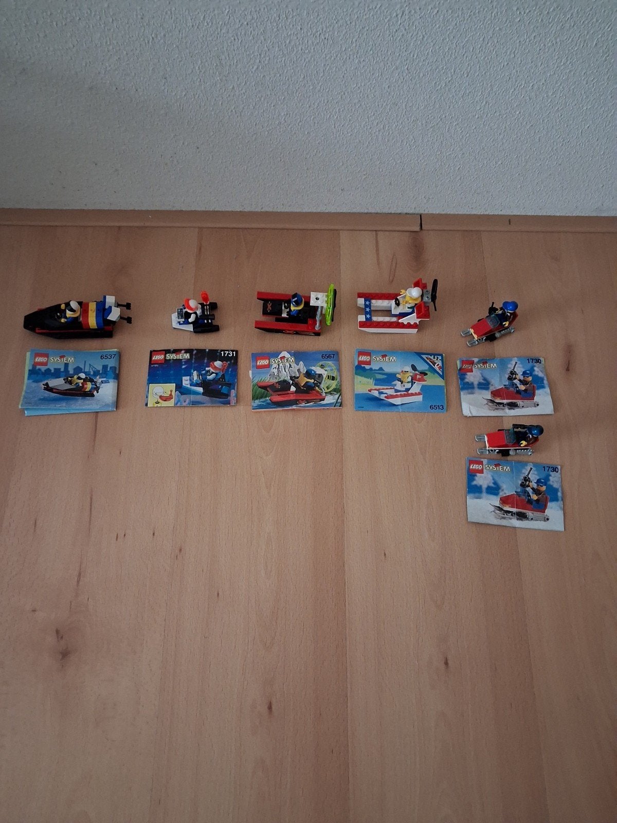 LEGO System Vintage Sets met Handleidingen (5 stuks), Ophalen of Verzenden, Gebruikt