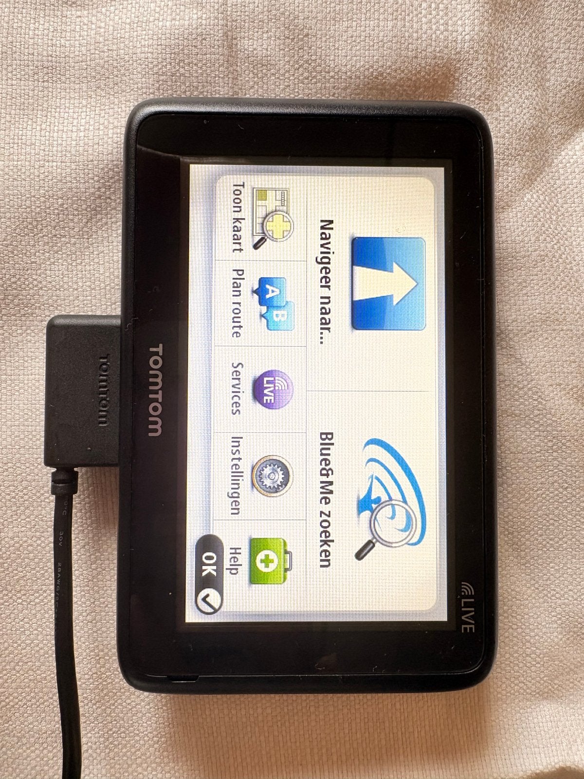 TomTom navigatiesysteem voor Fiat 500, Ophalen, Gebruikt