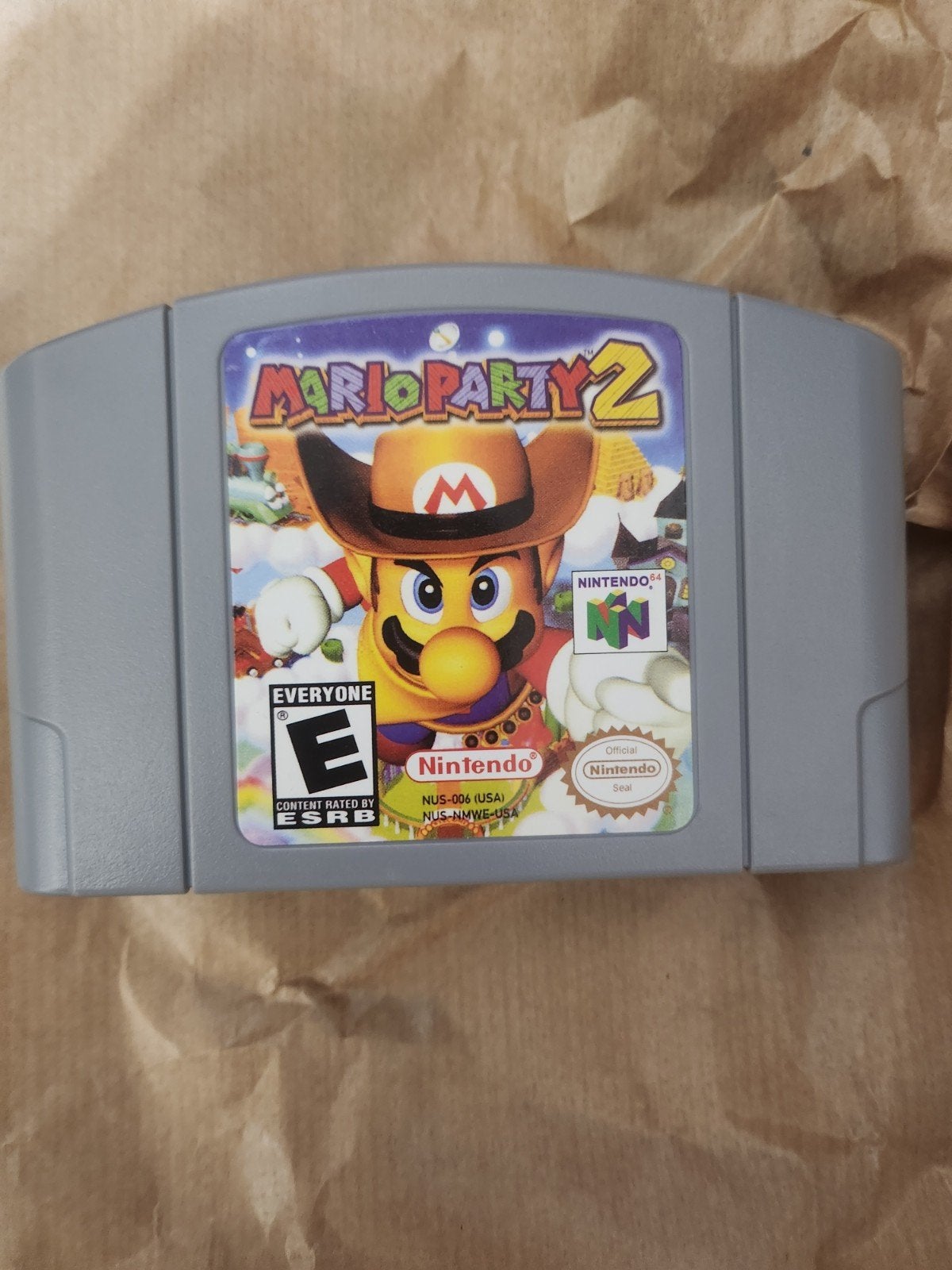 Mario Party 2 N64 Game Cartridge, Spelcomputers en Games, Games | Nintendo 64, Gebruikt, Overige genres, Eén computer, Ophalen of Verzenden