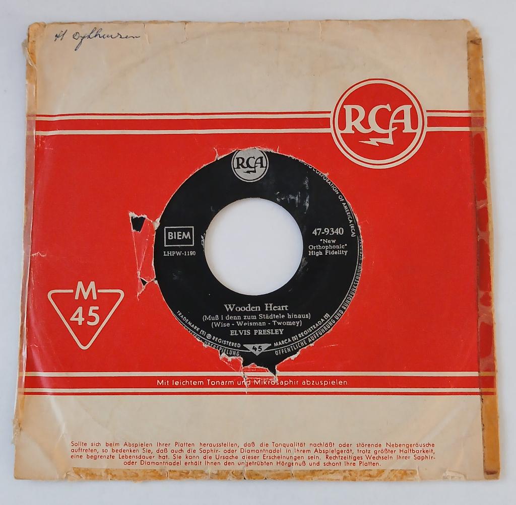 Elvis Presley - Wooden heart, Ophalen of Verzenden, Gebruikt, Pop
