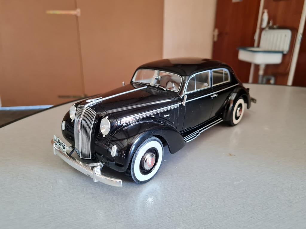 1:18 Opel Admiral uit 1938 Zwart BoS Models, Ophalen of Verzenden, Zo goed als nieuw, Auto, Overige merken