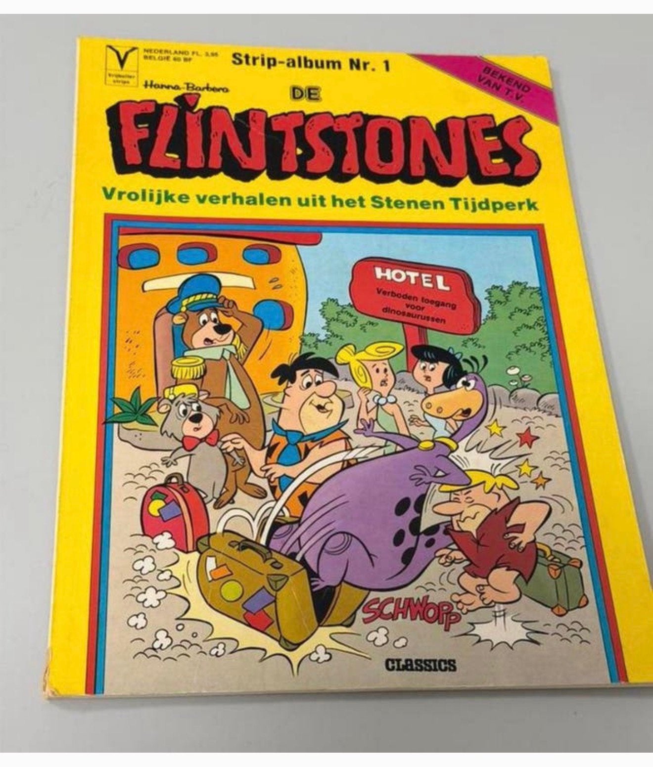 De Flintstones – Strip-album Nr. 1 (1978) Nederlands Vintage, Eén stripboek, Ophalen of Verzenden, Zo goed als nieuw