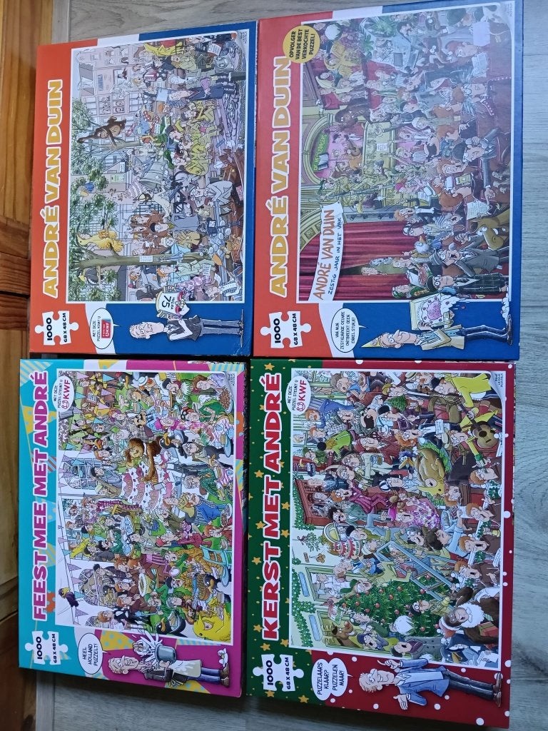 Andre van duin Puzzels, Ophalen of Verzenden, 500 t/m 1500 stukjes, Zo goed als nieuw, Legpuzzel