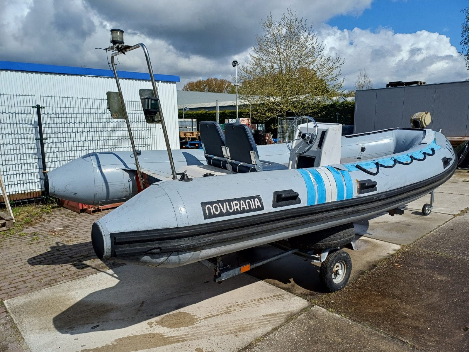 Novurania RIB MX480 met trailer, Ophalen, Overige merken, Gebruikt, 5 m