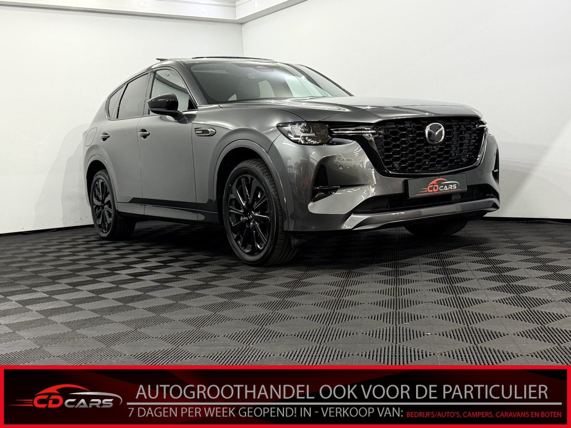 Mazda CX-60 2.5 e-SkyActiv PHEV Homura Plus Panoramadak, 360, Automaat, Gebruikt, 4 cilinders, Leder