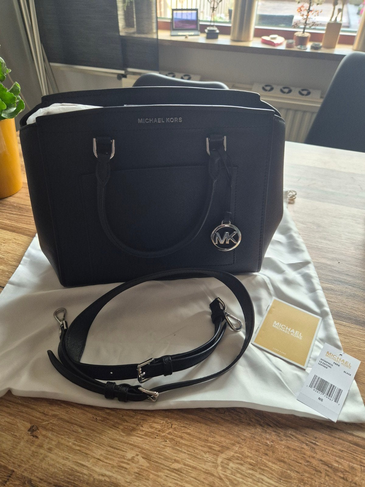 nieuwe michael kors tas saffiano leer. mk., Ophalen of Verzenden, Nieuw, Zwart, Handtas