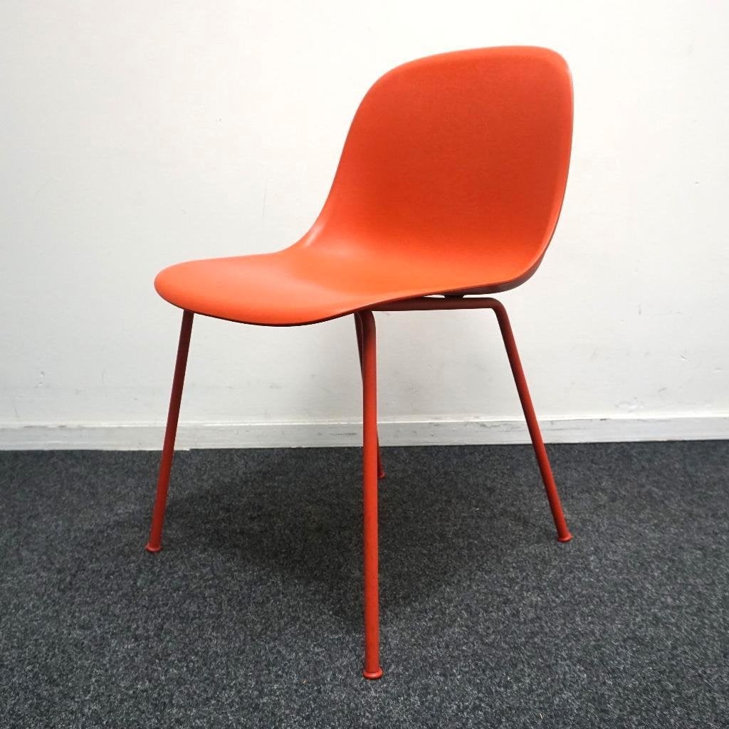 Muuto Fiber Side Chair Design Stoel | Rood | Stoelen