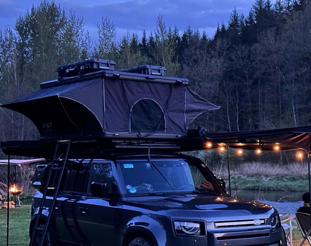 Dak tent en luifel Skylodge 1.3 & Skyshield 270, Ophalen, Zo goed als nieuw, Tot en met 2