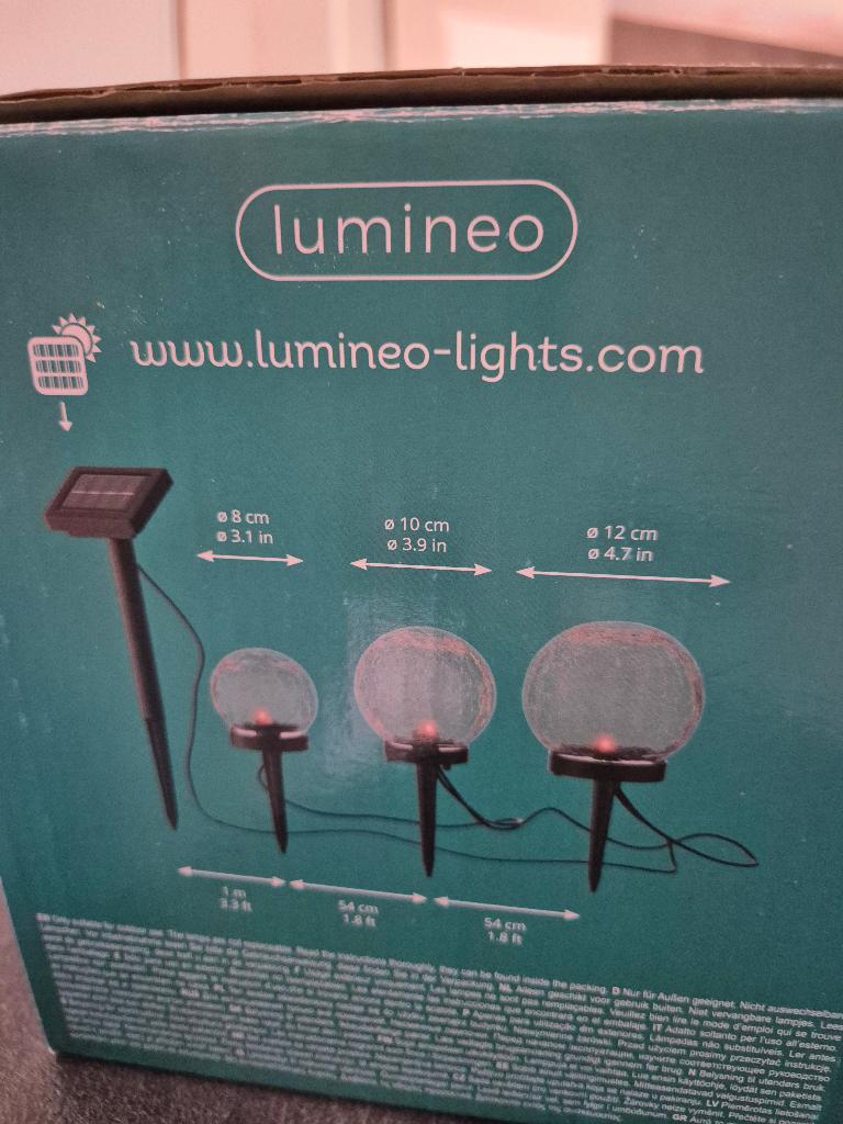 Lumineo Tuinlampjes Zonne-energie - ZGAN, Tuin en Terras, Buitenverlichting, Zonne-energie, Minder dan 50 watt, Overige typen