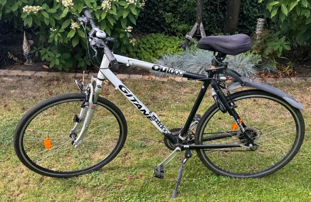 Gitane Outdoor herenfiets, Fietsen en Brommers, Fietsen | Heren | Herenfietsen, Gebruikt, Velgrem, Versnellingen, 53 tot 57 cm