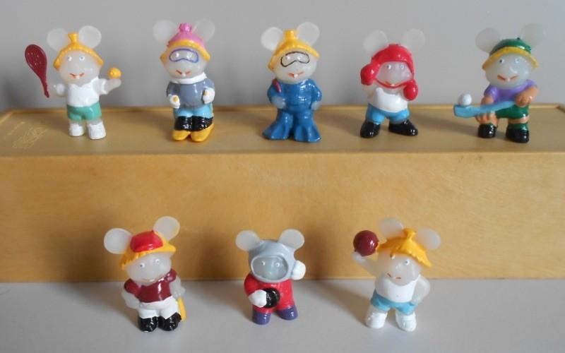 8x Sport Muizen = "Topo Gigio" = in 1 koop te koop voor 2,75, Ophalen, Zo goed als nieuw