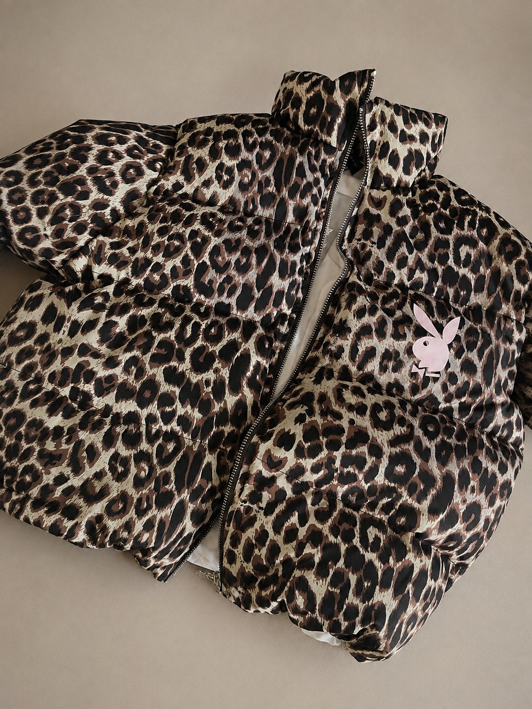 Playboy oversized puffer jacket, Ophalen of Verzenden, Nieuw, Maat 36 (S), Meerkleurig
