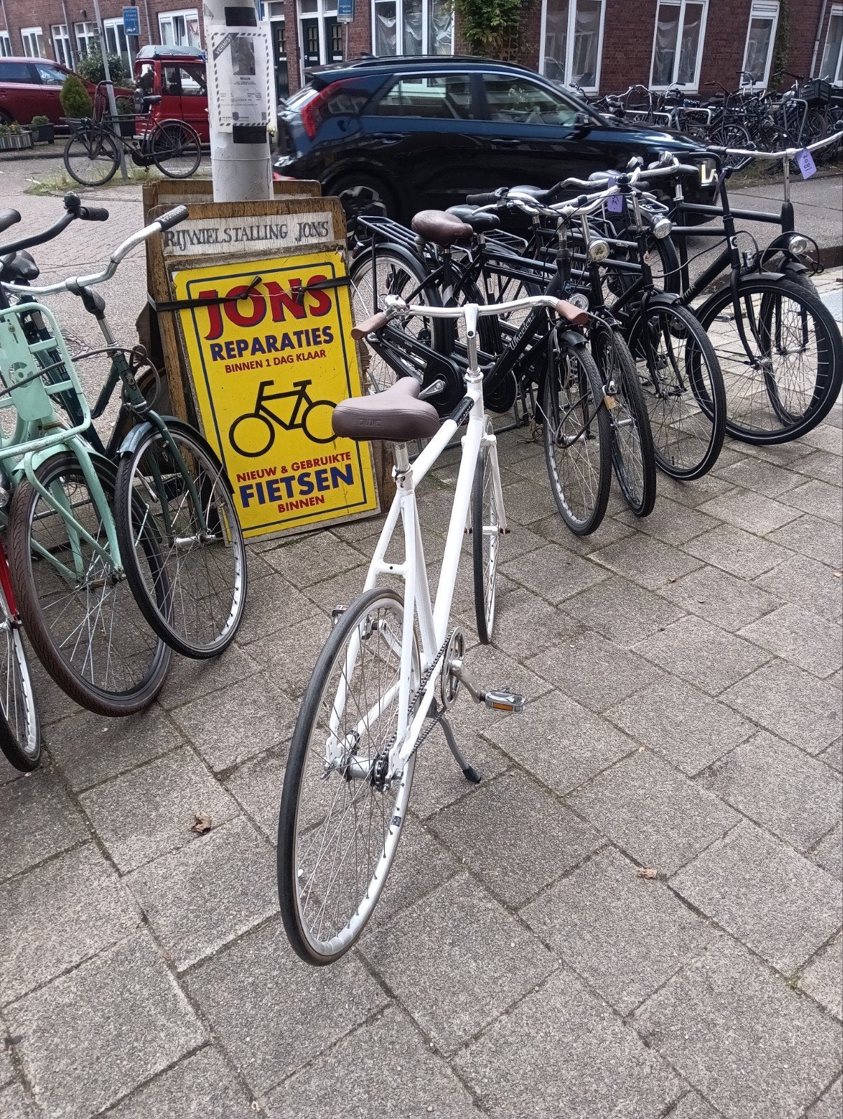Veloretti herenfiets caferacer 57 cm 28 inch, Overige merken, Gebruikt, Versnellingen, Ophalen of Verzenden