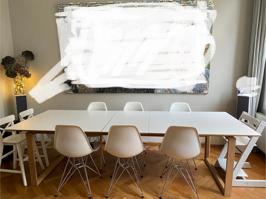 Bolia eettafel 260/100, Ophalen, 100 tot 150 cm, 200 cm of meer, Zo goed als nieuw