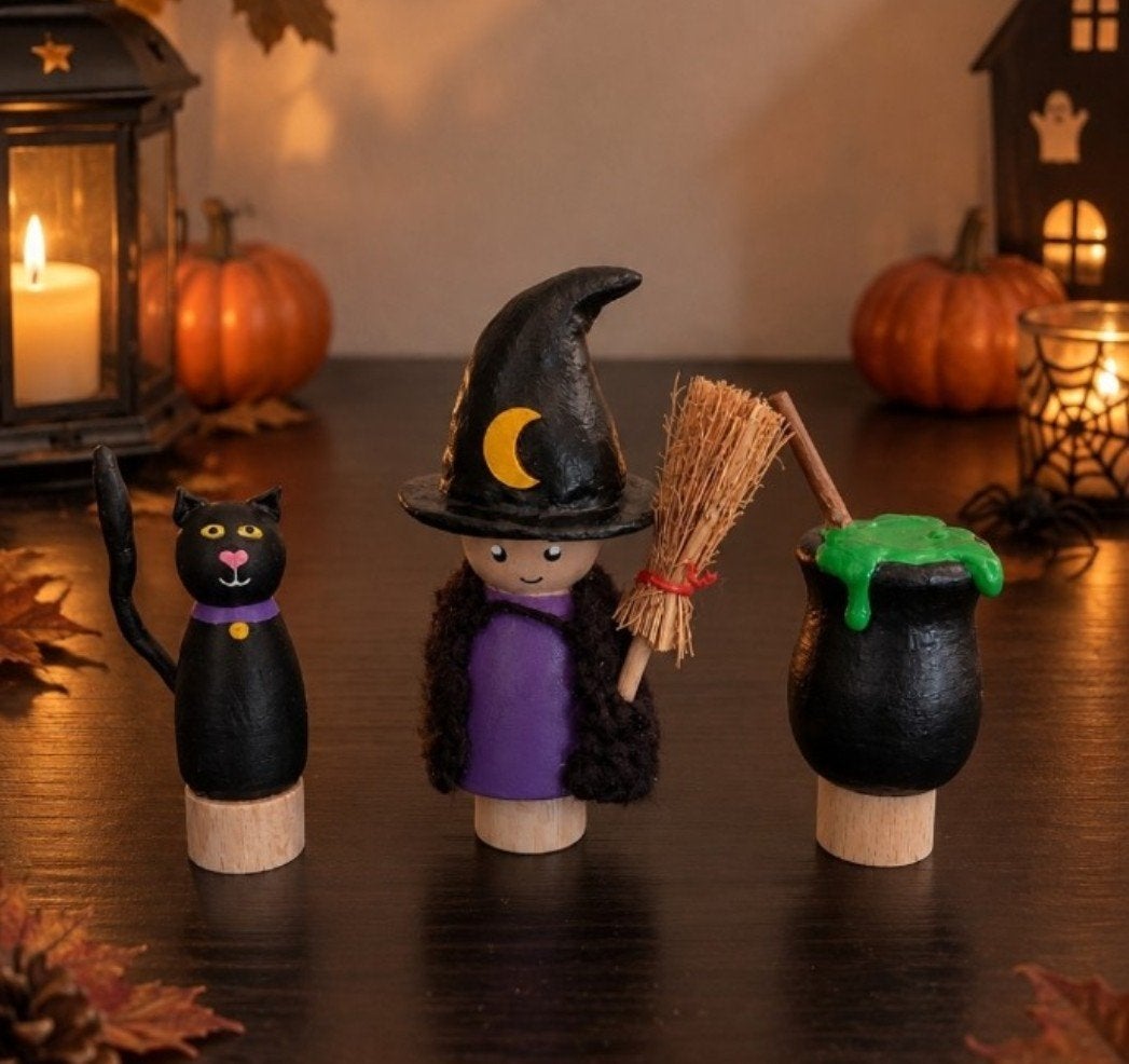 Jaarringsteker set halloween 3 stuks oa grimm's, Ophalen of Verzenden