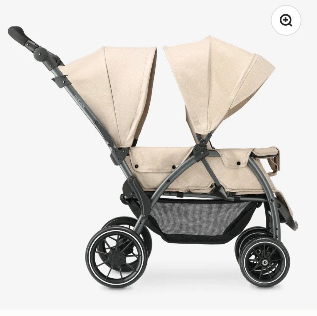 Praktische Duobuggy - Ideaal voor twee kinder en! Deryan, Gebruikt, Duowagen, Ophalen, Kinderwagen