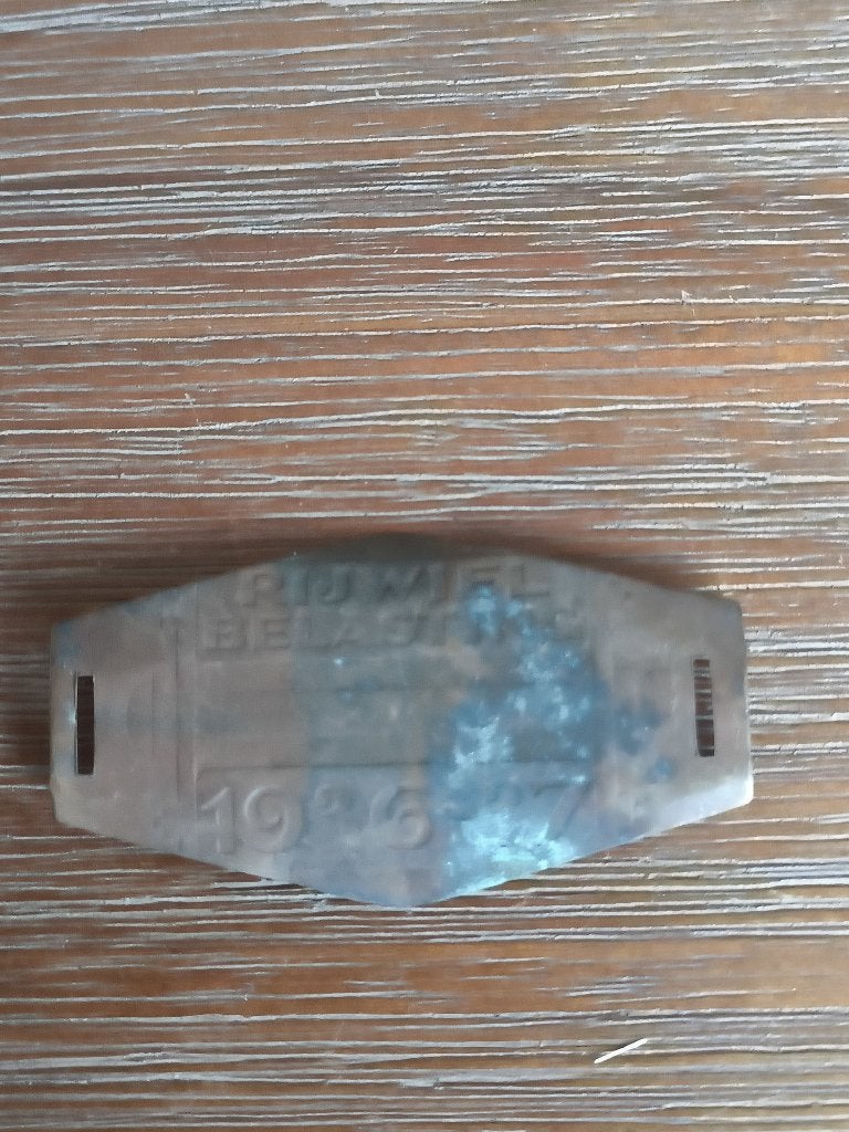 Rijwielbelasting plaatjes, Verzamelen, Overige Verzamelen, Gebruikt, Ophalen of Verzenden