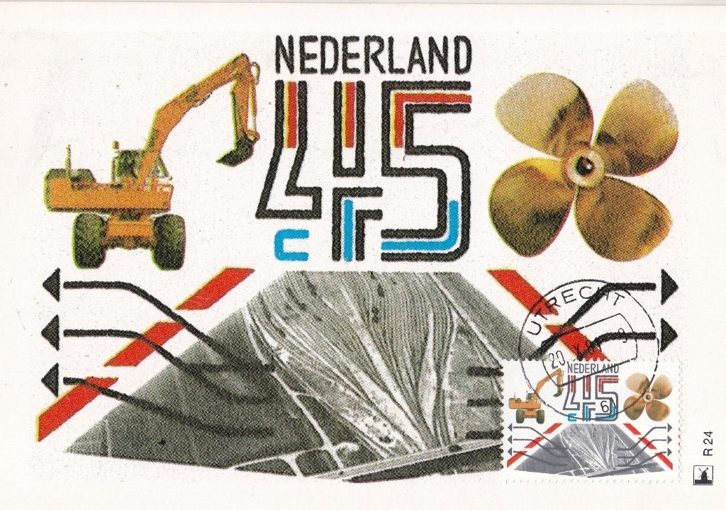 Maximumkaarten – Export – NVPH1228-1231, Verzenden, Overige typen