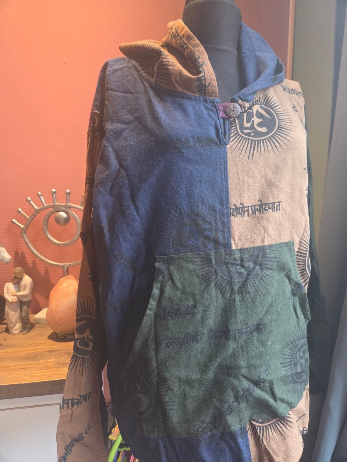 Nieuw hippie, alternative hoodie 100% katoen, Ophalen of Verzenden, Nieuw, Meerkleurig