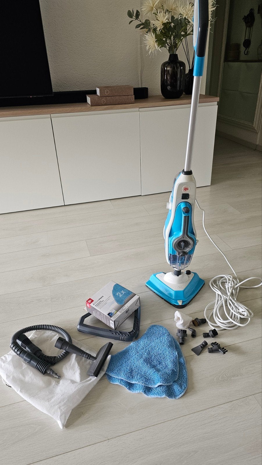 Dirt Devil AquaClean 2-in-1 Stoomreiniger met accessoires, Witgoed en Apparatuur, Ophalen of Verzenden, Reservoir, Overige merken