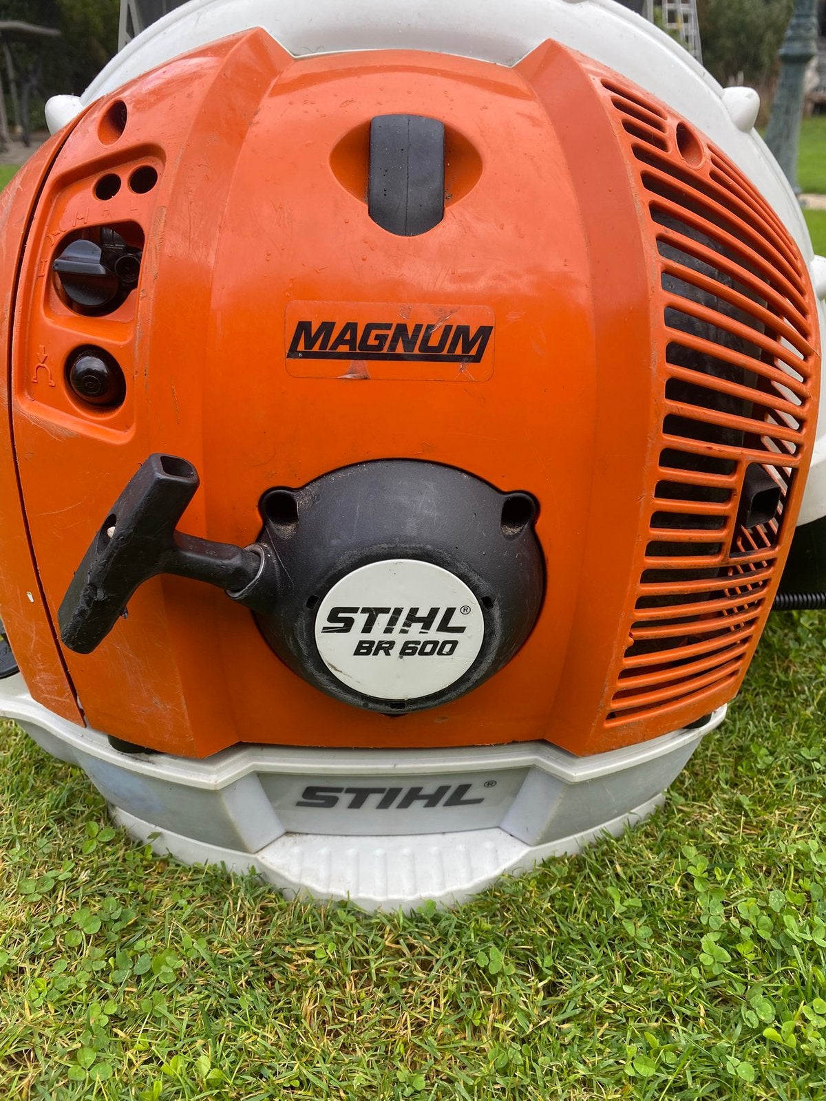Hele nette stihl br600 magnum bladblazer, Ophalen of Verzenden, Zo goed als nieuw, Benzine, Ruggedragen