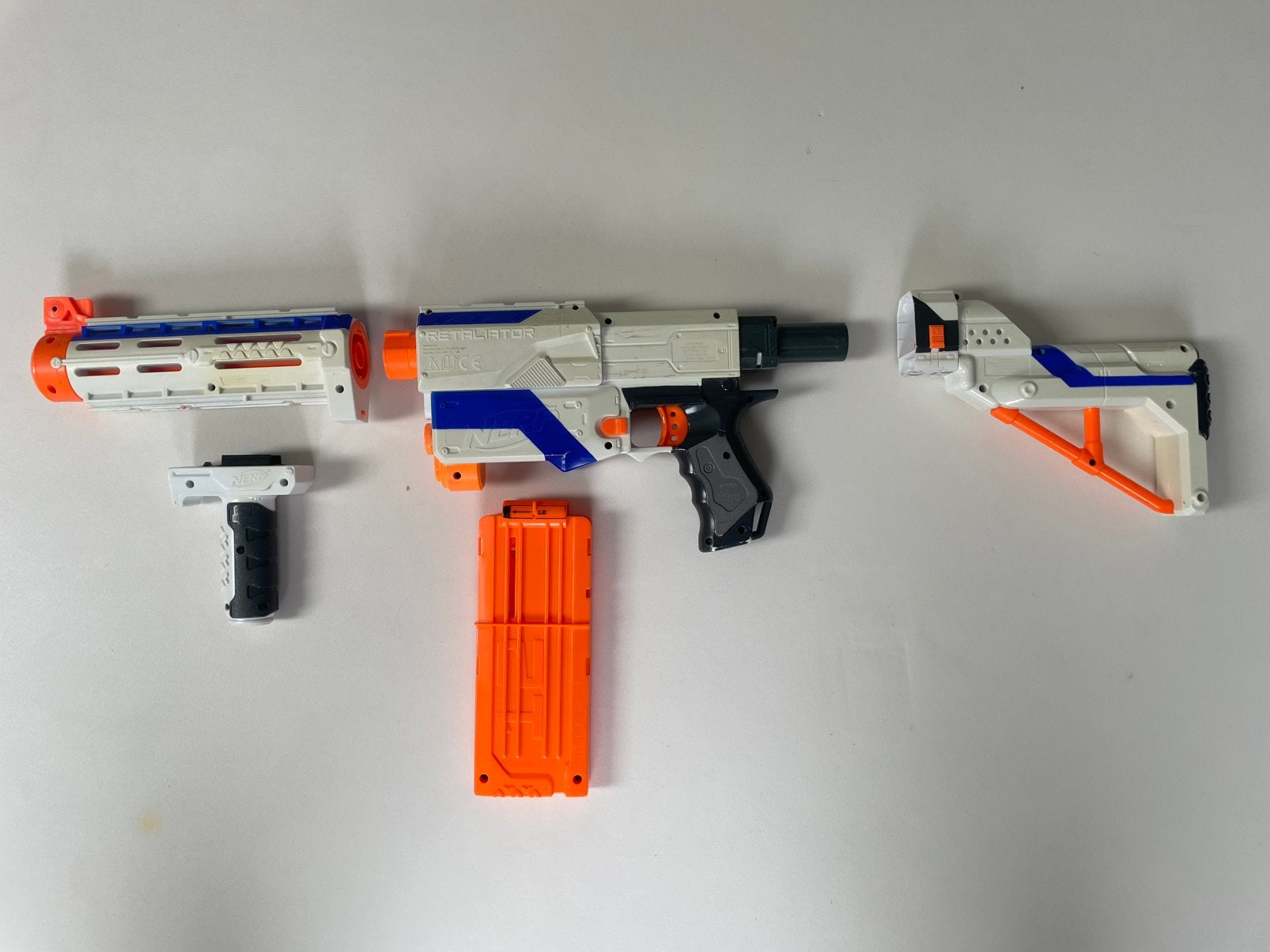 Nerf N-Strike Elite Retaliator, Kinderen en Baby's, Speelgoed | Buiten | Actiespeelgoed, Ophalen, Gebruikt